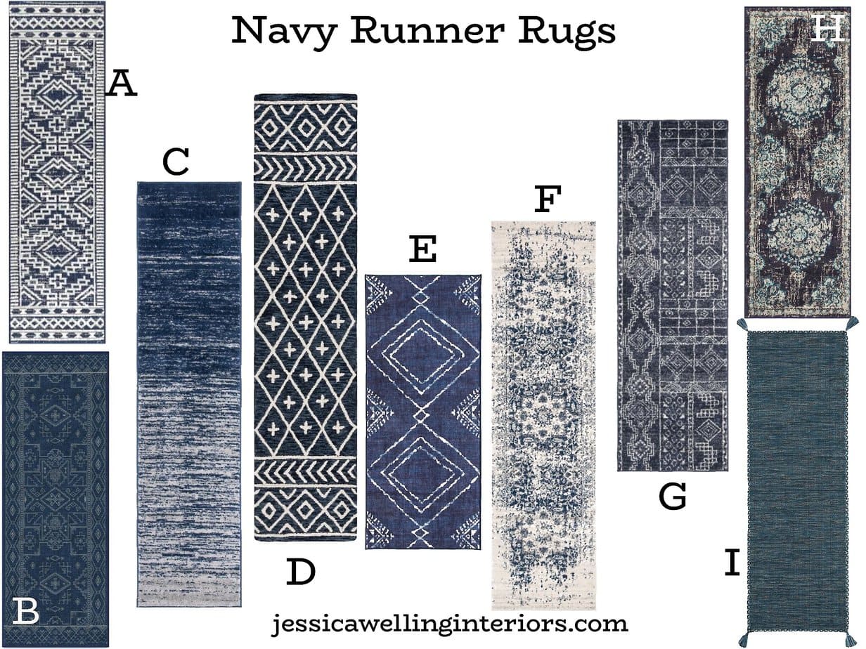 100 Boho Runner Rugs For 2024 Jessica Welling Interiors   Navy Runner Rugs 1 