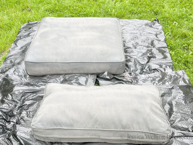 Painting Outdoor Cushions Tutorial Jessica Welling Interiors   Outdoor Cushions 768x576 