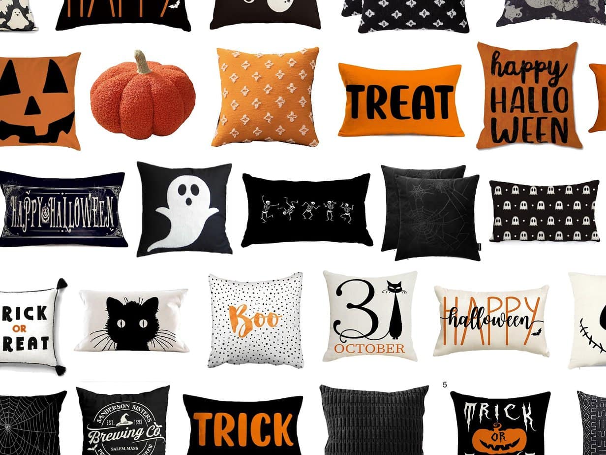 50 Cheap & Fun Halloween Pillows & Pillow Covers for 2023!