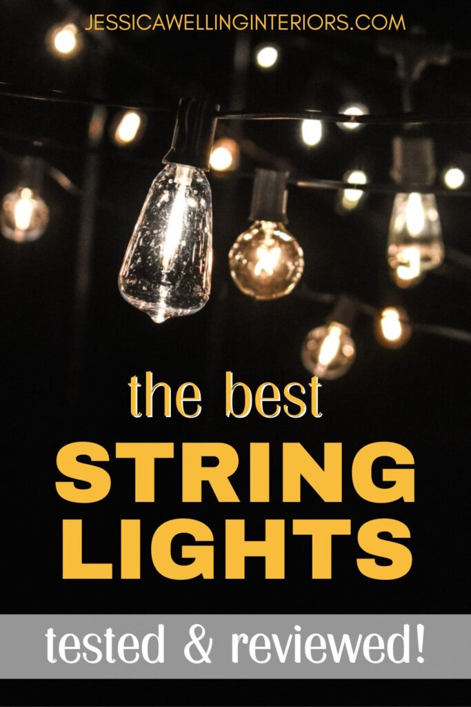 The Best String Lights: Tested & Reviewed a variety of glowing string lights against the night sky