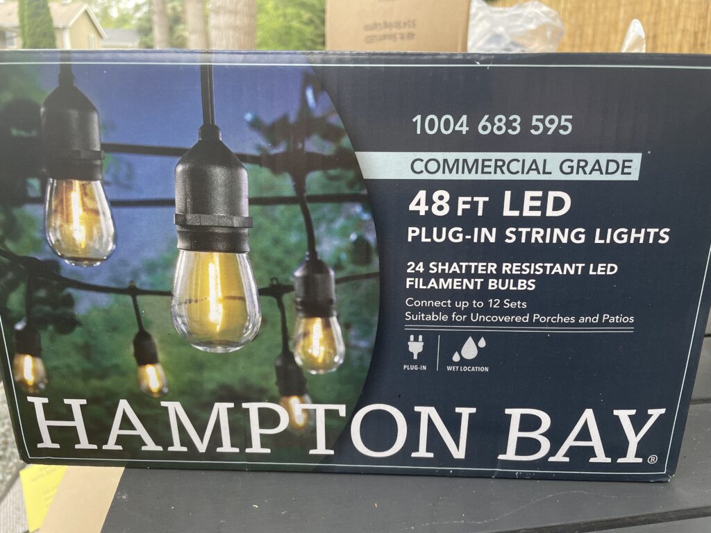 Hampton bay 48 ft on sale led string lights