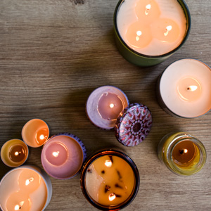 DIY scented candles