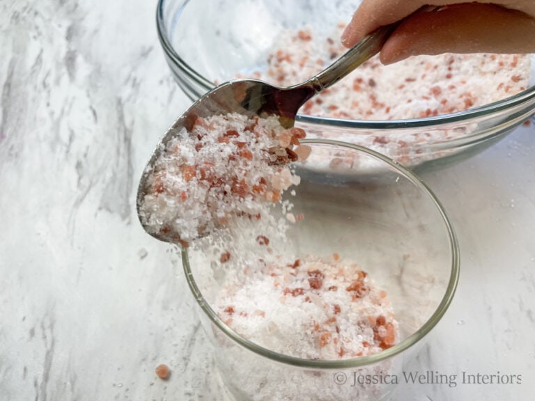 The Very Best Himalayan Salt Bath Recipe - Jessica Welling Interiors