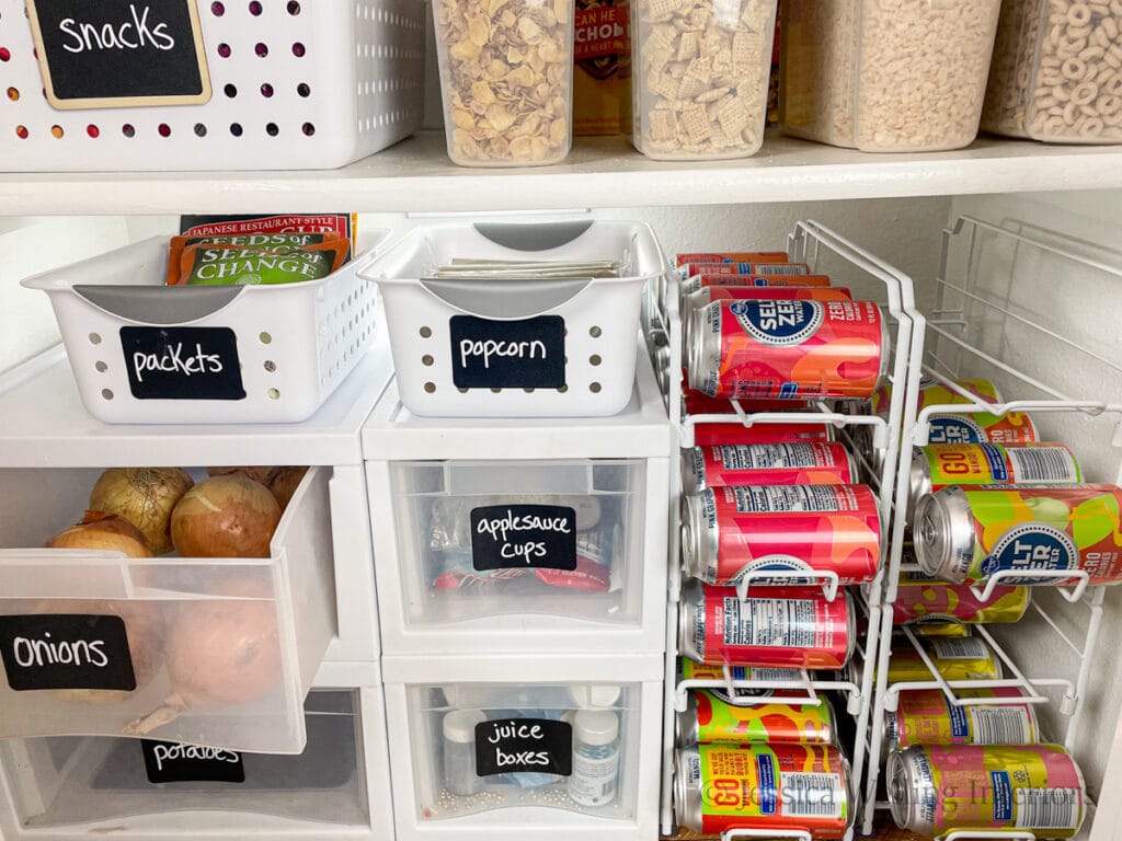 How to Organize A Pantry With Deep Shelves (So You Can Actually Find  Things!) - Jessica Welling Interiors