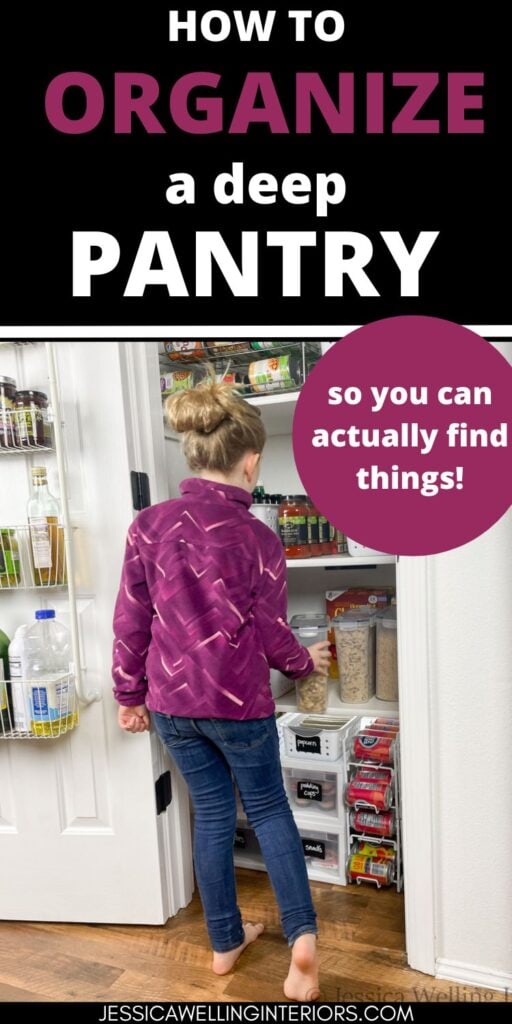 How to Organize A Pantry With Deep Shelves So You Can Actually See