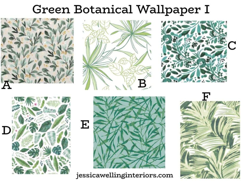 Green Botanical Wallpaper: hand-picked collection of green botanical wallpaper prints in green