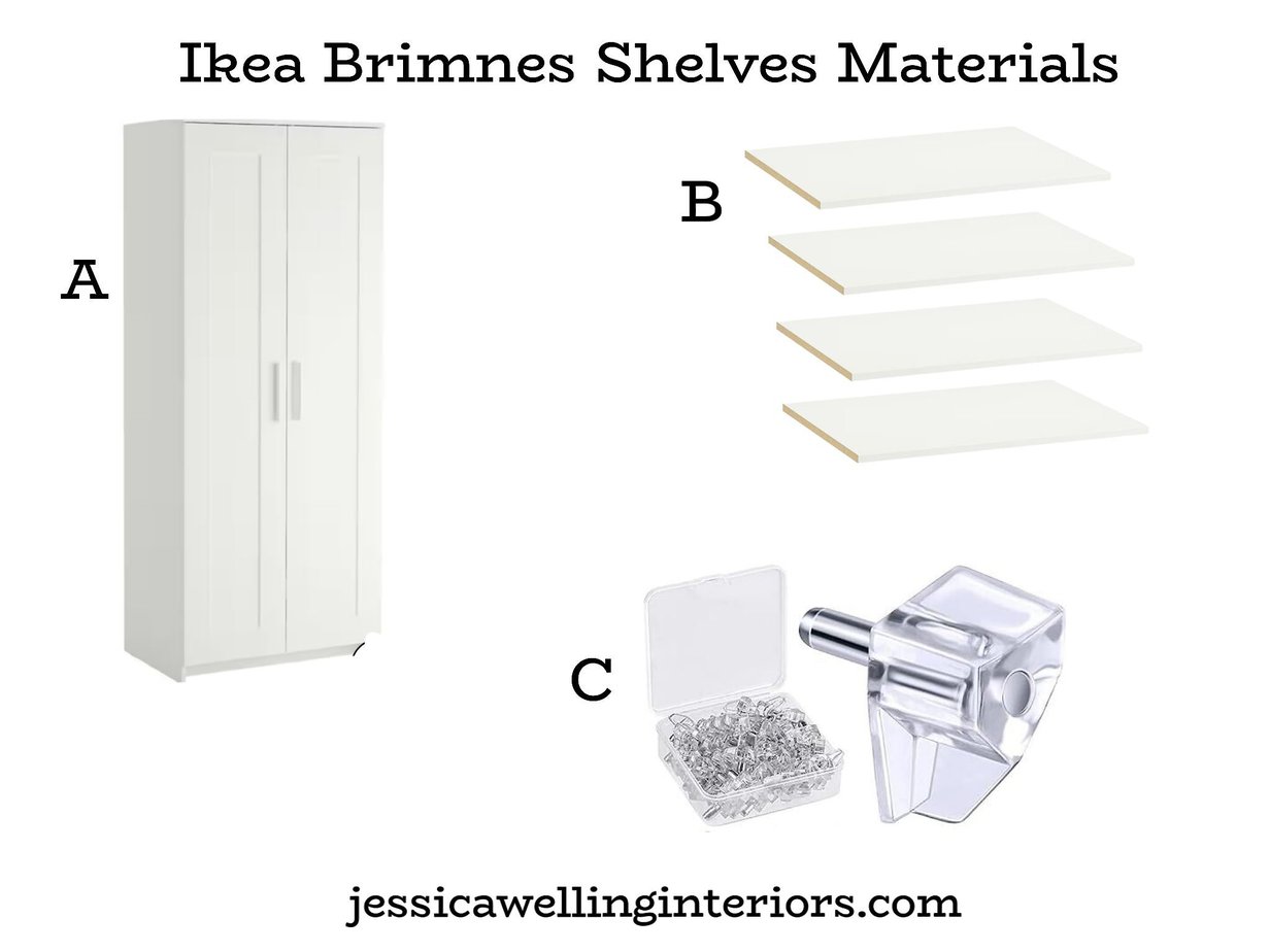Ikea Brimnes Wardrobe Hack Adding Shelves Jessica Welling Interiors