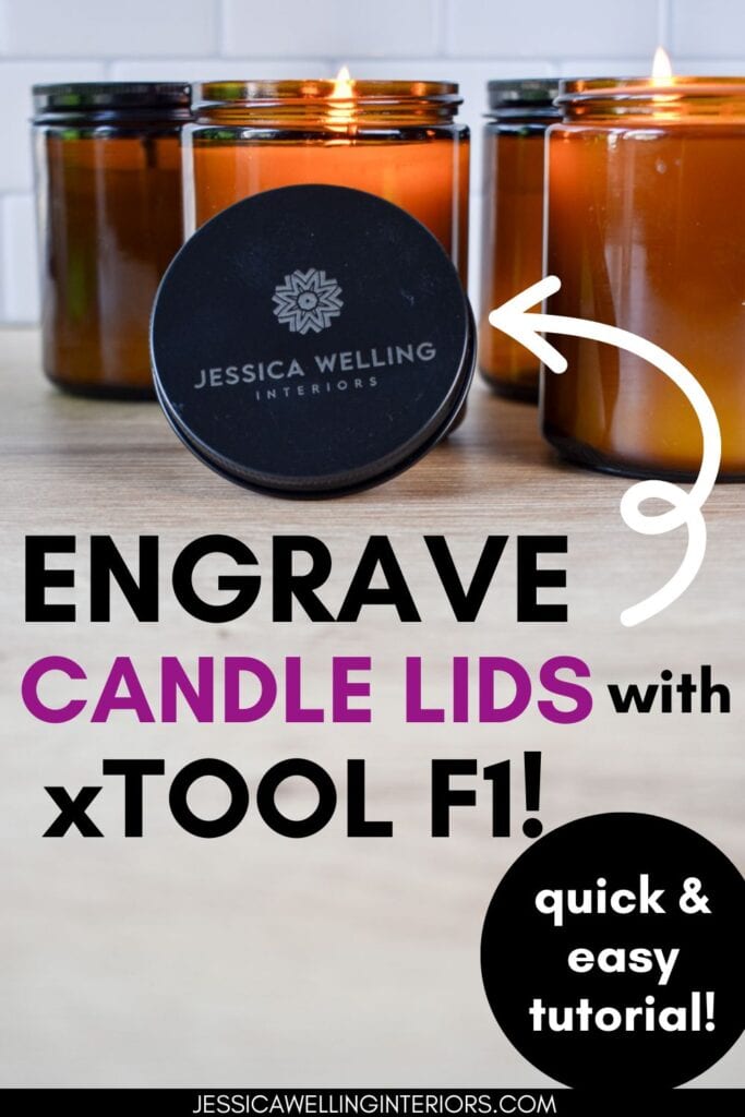 Engrave Candle Lids with xTOOL F1! Quick & easy tutorial 