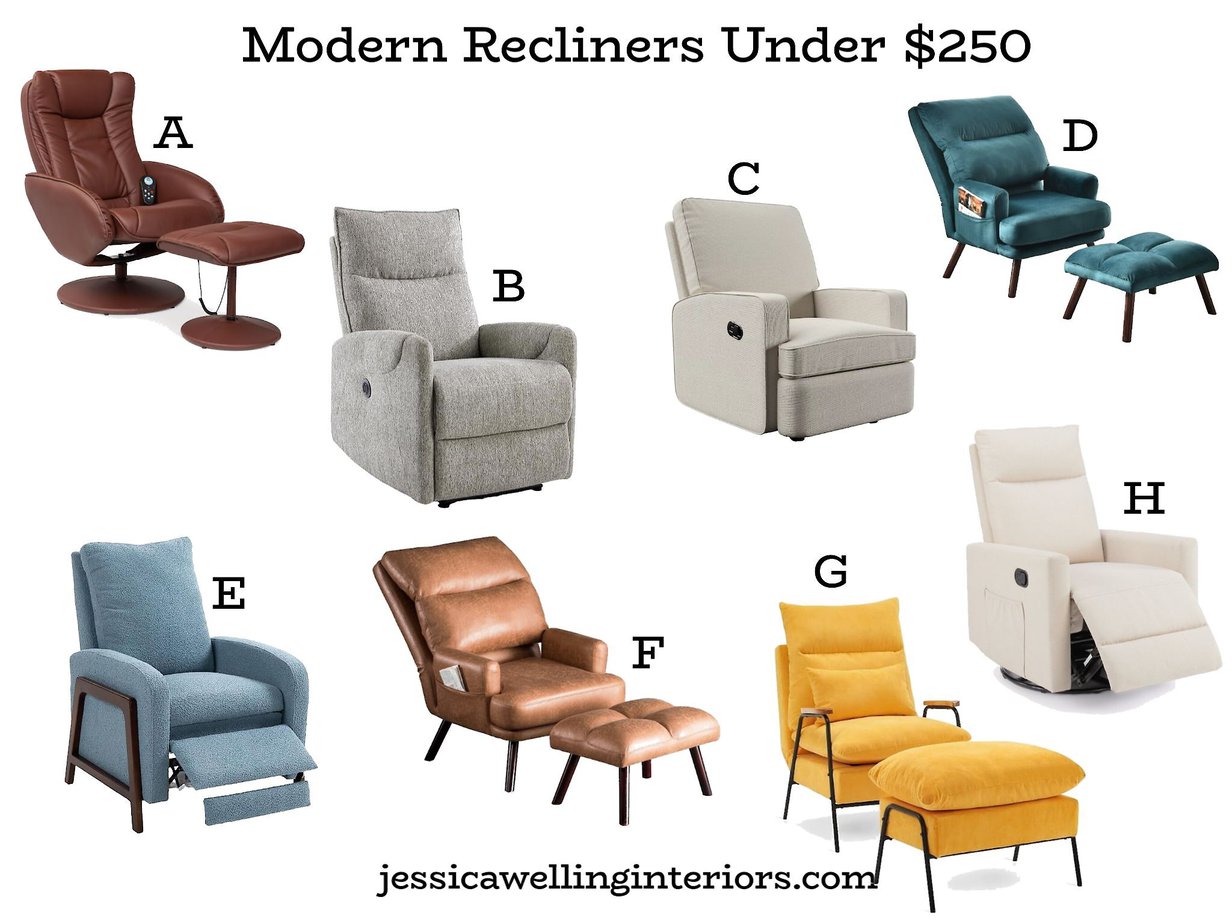 50 Modern Recliners That Aren't Hideous (2024) Jessica Welling Interiors