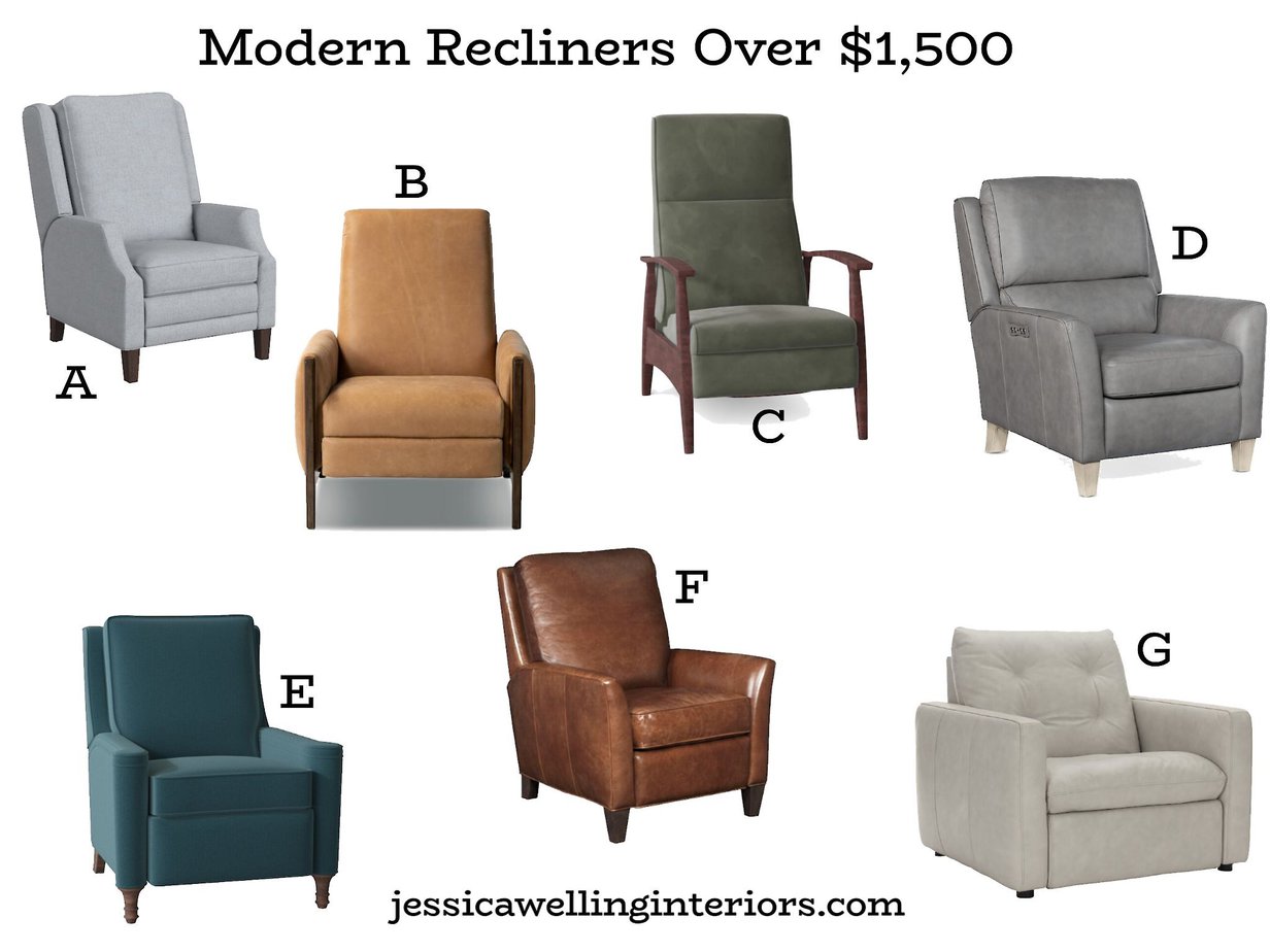 50 Modern Recliners That Aren't Hideous (2024) Jessica Welling Interiors