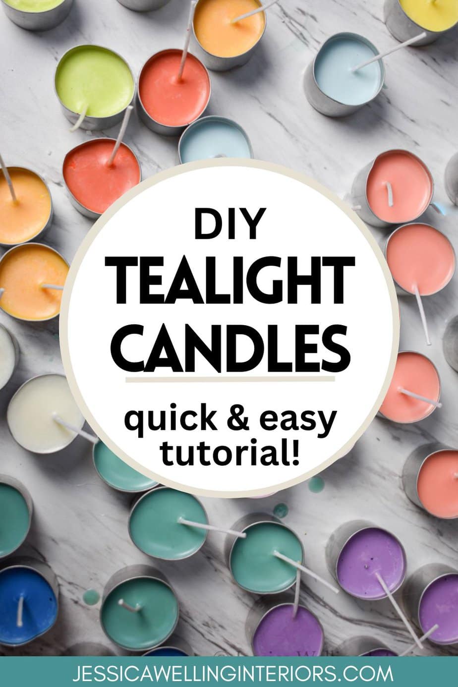 How to Make Scented Tealight Candles - Jessica Welling Interiors