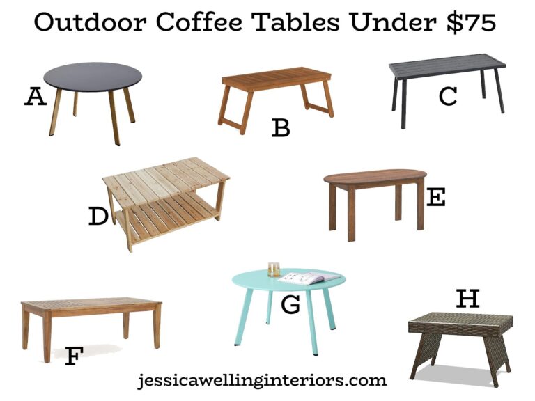 The Best Outdoor Coffee Tables on a Budget! (2024) - Jessica Welling ...