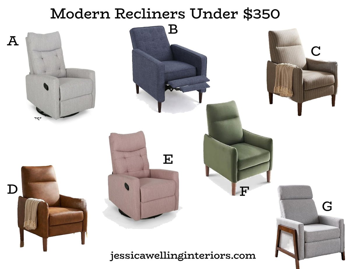 50 Modern Recliners That Aren't Hideous (2024) Jessica Welling Interiors