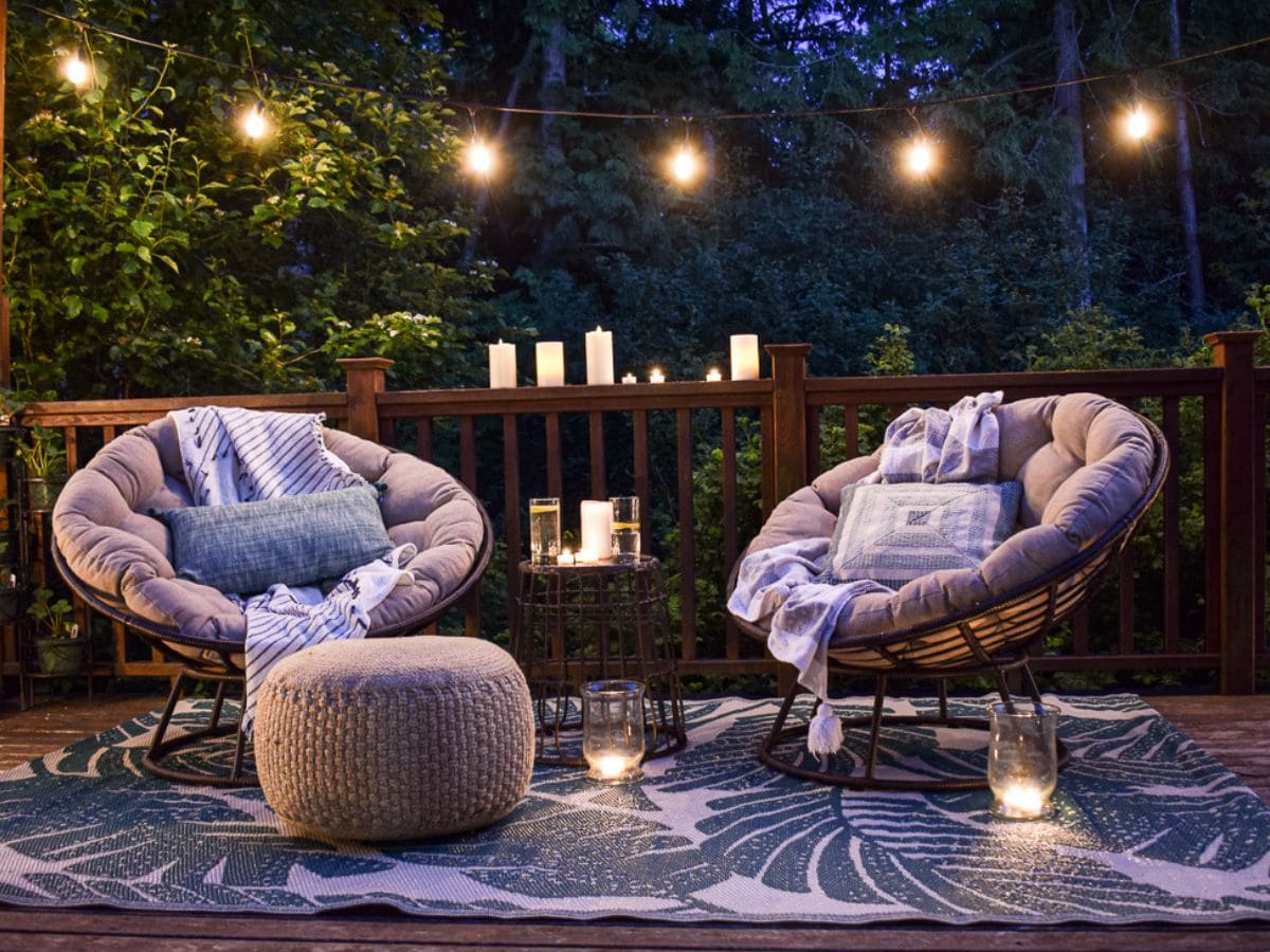 How to Hang String Lights on a Deck