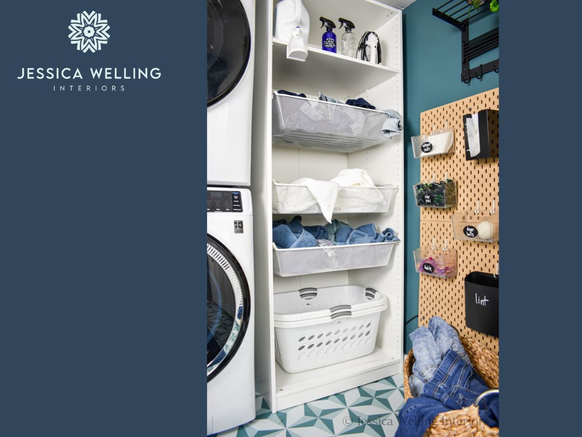 Small Laundry Room Overhaul - Jessica Welling Interiors