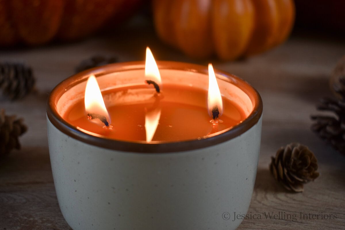 Easy Pumpkin Scented Soy Candles