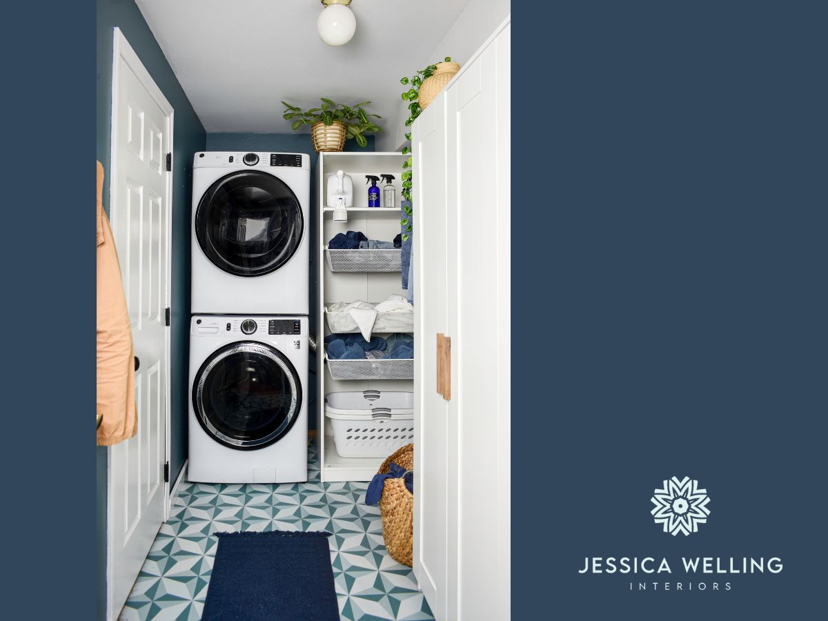 Small Laundry Room Overhaul - Jessica Welling Interiors