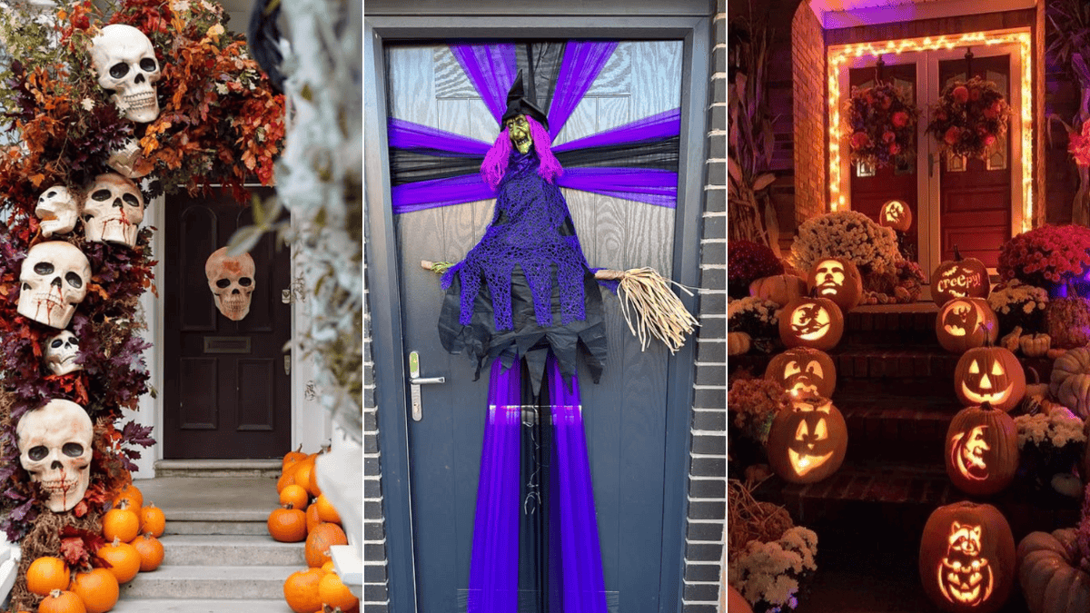 25 Spooktacular Halloween Door Decorations to Wow Trick-or-Treaters and Guests