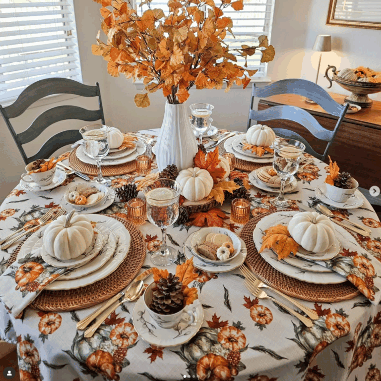 25 Inspiring Thanksgiving Tablescapes Ideas for a Beautiful Holiday ...